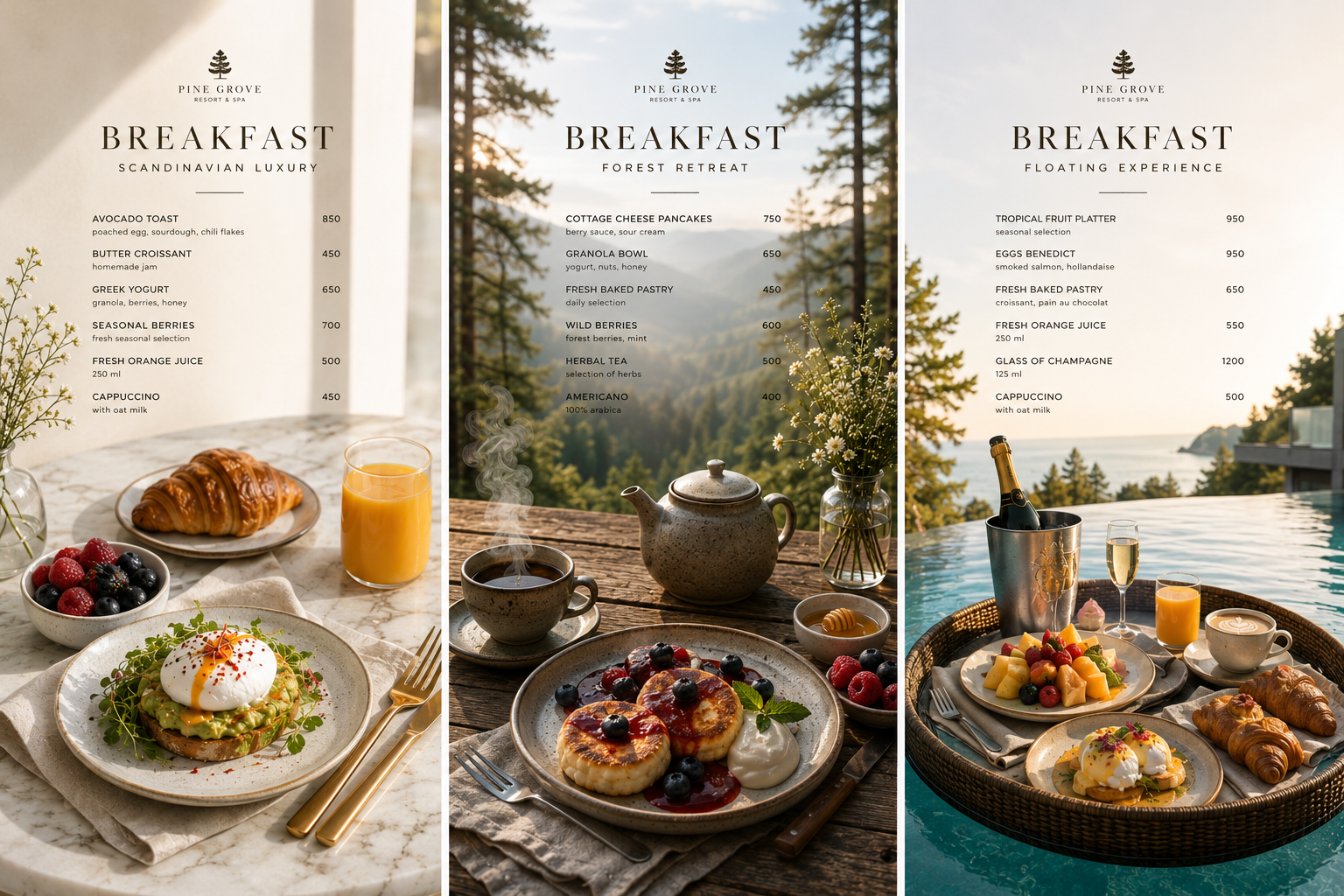 Menu Breakfast 